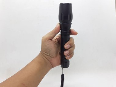 Renkli Elektronik Acil Durum Işık Işığı Beyaz İzole Arkaplan 01