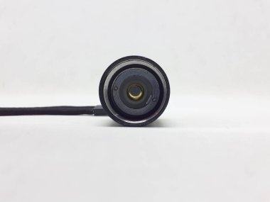 Renkli Elektronik Acil Durum Işık Işığı Beyaz İzole Arkaplan 01