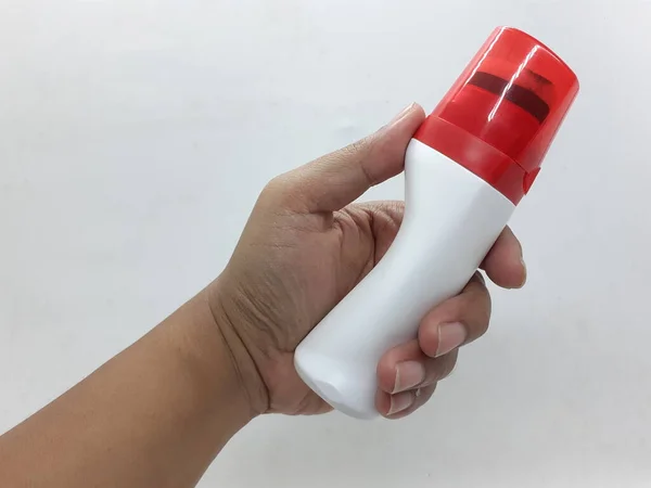 Gerçekçi Şablon Boş Deodorant Pateni Kozmetik Şişe Zole Terleme Kapak — Stok fotoğraf