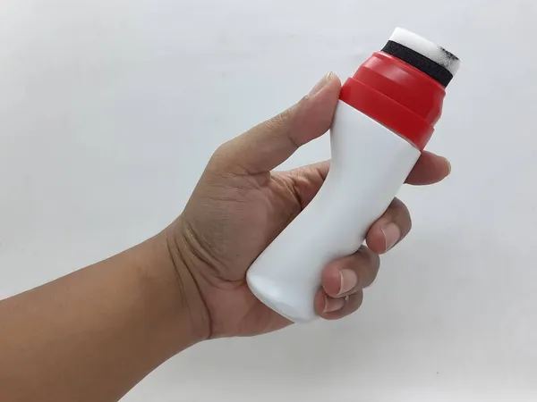 Realistische Template Blanco Deodorant Roller Set Cosmetische Fles Geïsoleerde Antitranspirant — Stockfoto