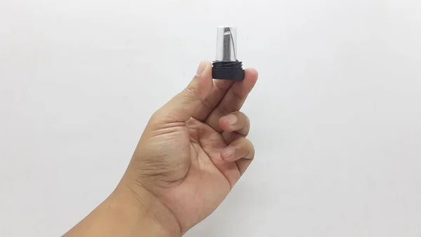 Black Mint Inhaler White Isolation Background — Stock Photo, Image