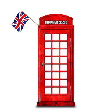 kırmızı telefon kulübesi
