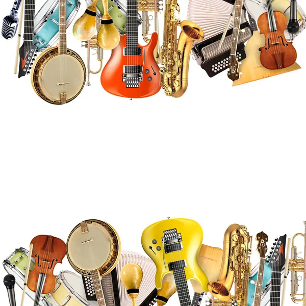 Музичні інструменти, оркестр — стокове фото
