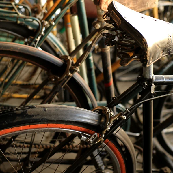 Urban retro cykel — Stockfoto