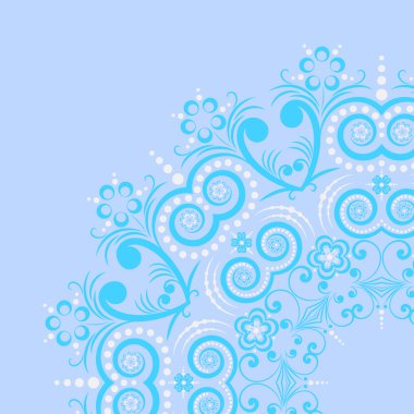 çiçek desenli yuvarlak çerçeve