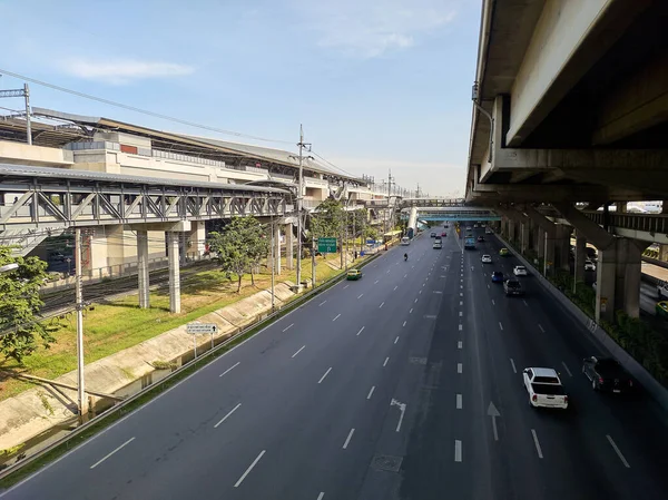 Vibhavadi Rangsit Road Bangkok Thailand November 2021 Vibhavadi Rangsit Road — Stock Fotó