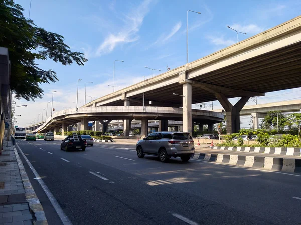 Vibhaadi Rangsit Road Bangkok Thailand November 2021 Vibhaadi Rangsit Road — ストック写真