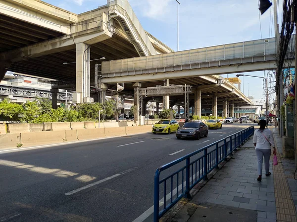 Vibhavadi Rangsit Road Bangkok Thailand Novembro 2021 Vibhavadi Rangsit Road — Fotografia de Stock