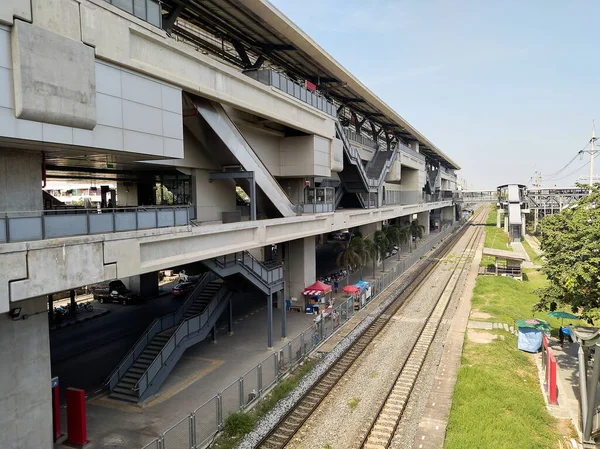 Srt Dark Red Line Kheha Station Bangkok Tailandia Noviembre 2021 — Foto de Stock