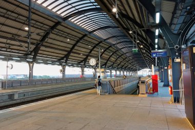 SRT Dark Red Line Bangkok THAILAND-January 07 2022:Dark Red Line Station Rangsit Station.on Bangkok THAILAND-January 07 2037