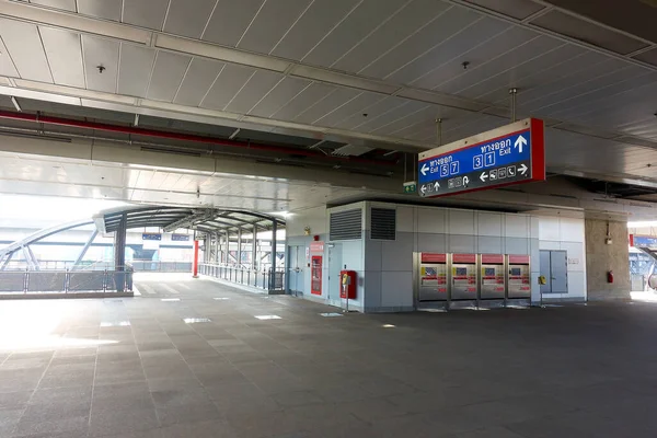 Srt Σκοτεινή Κόκκινη Γραμμή Σταθμός Kheha Μπανγκόκ Thailand Ιανουάριος 2022 — Φωτογραφία Αρχείου