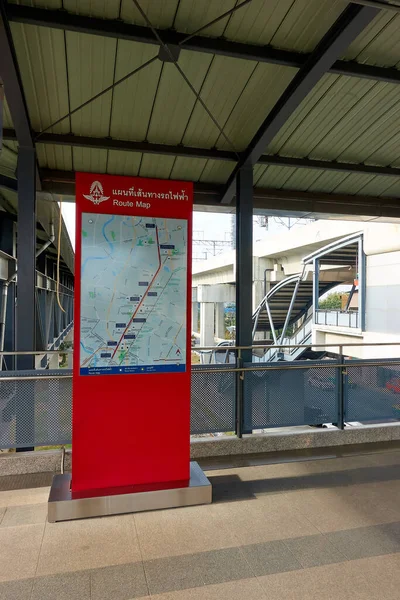 Srt Dark Red Line Kheha Station Bangkok Thailand January 2022 — Stock Fotó