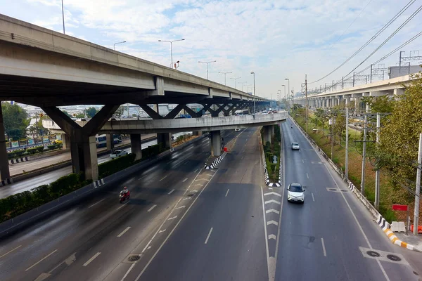 Bangkok Thailand January 2022 Vibhavadi Road Lak Bangkok Thailand January — 스톡 사진