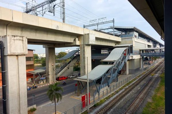 Srt Dark Red Line Kheha Station Bangkok Thailand January 2022 — 스톡 사진