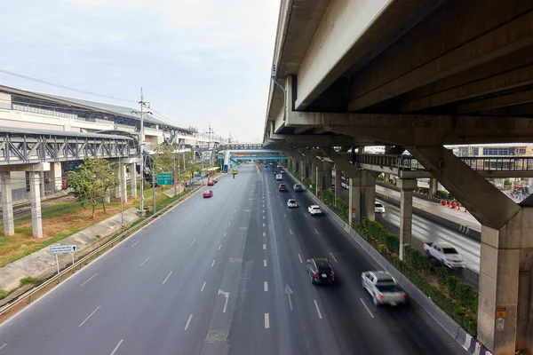 Bangkok Thailand January 2022 Vibhavadi Road Lak Bangkok Thailand January — 스톡 사진