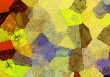 Soyut yağlı boya tablosu. Tasarımlar yaratmak için empresyonist stil..