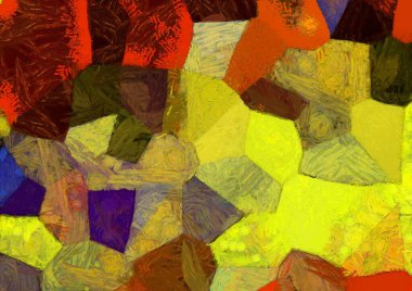 Soyut yağlı boya tablosu. Tasarımlar yaratmak için empresyonist stil..