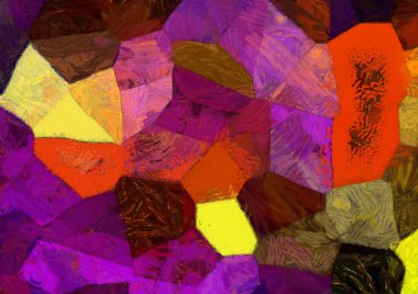 Soyut yağlı boya tablosu. Tasarımlar yaratmak için empresyonist stil..