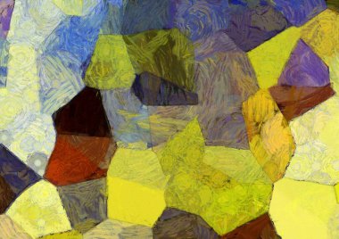 Soyut yağlı boya tablosu. Tasarımlar yaratmak için empresyonist stil..