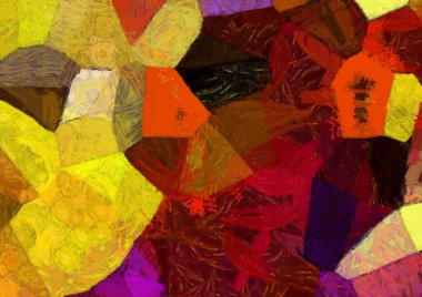 Soyut yağlı boya tablosu. Tasarımlar yaratmak için empresyonist stil..