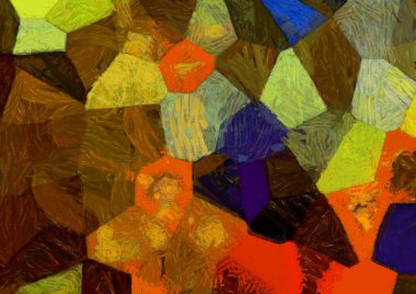 Soyut yağlı boya tablosu. Tasarımlar yaratmak için empresyonist stil..