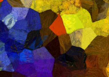 Soyut yağlı boya tablosu. Tasarımlar yaratmak için empresyonist stil..