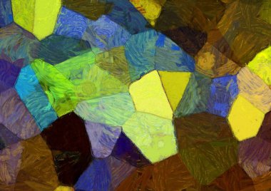 Soyut yağlı boya tablosu. Tasarımlar yaratmak için empresyonist stil..