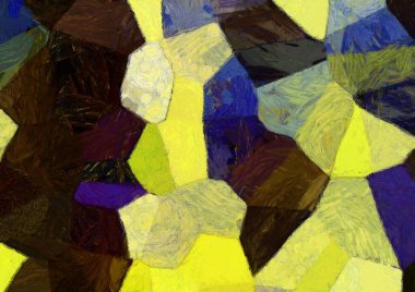 Soyut yağlı boya tablosu. Tasarımlar yaratmak için empresyonist stil..