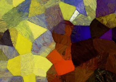 Soyut yağlı boya tablosu. Tasarımlar yaratmak için empresyonist stil..