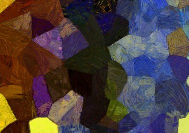 Soyut yağlı boya tablosu. Tasarımlar yaratmak için empresyonist stil..