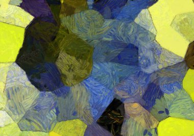 Soyut yağlı boya tablosu. Tasarımlar yaratmak için empresyonist stil..