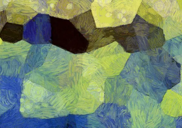 Abstraktní Olejomalba Pozadí Impresionistický Styl Ilustrované Vytvořit Vzory — Stock fotografie