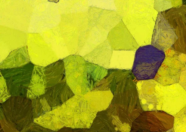 Abstraktes Ölgemälde Hintergrund Impressionistischen Stil Veranschaulicht Designs Erstellen — Stockfoto