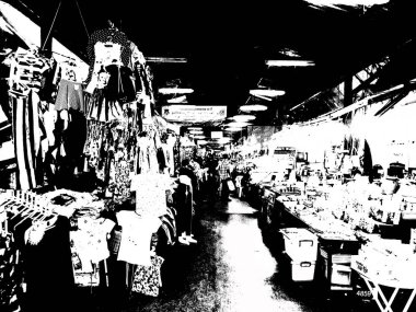 Kuzey Tayland 'daki antik tapınakların mimari manzarası ve antik sanat eserleri..