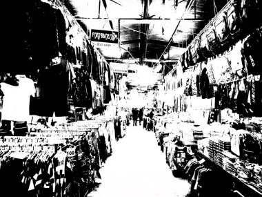 Kuzey Tayland 'daki antik tapınakların mimari manzarası ve antik sanat eserleri..