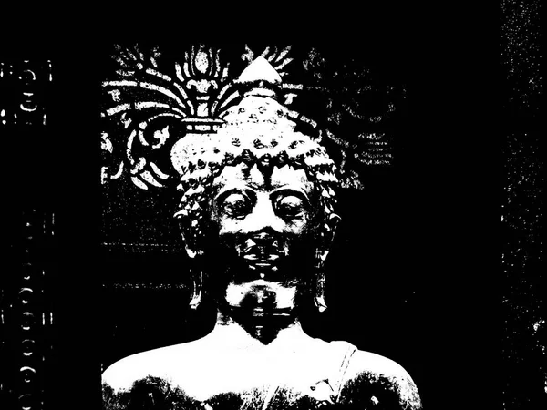 Kuzey Tayland 'daki antik tapınakların mimari manzarası ve antik sanat eserleri..