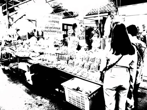 Kuzey Tayland 'daki antik tapınakların mimari manzarası ve antik sanat eserleri..