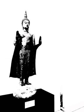 Antika, antik Tayland sanatının siyah-beyaz çizimine karşı çıkıyor.