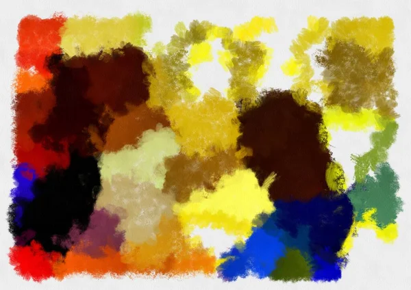 Illustratie Stijl Achtergrond Afbeelding Abstract Patroon Verschillende Levendige Kleuren Aquarel — Stockfoto