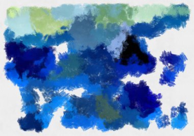 İllüstrasyon stili arkaplan resmi soyut desen çeşitli canlı renkler suluboya stili illüstrasyon ressamı