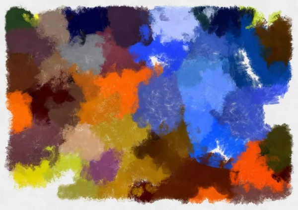 Ilustración Estilo Fondo Imagen Abstracto Patrón Varios Colores Vibrantes Acuarela —  Fotos de Stock