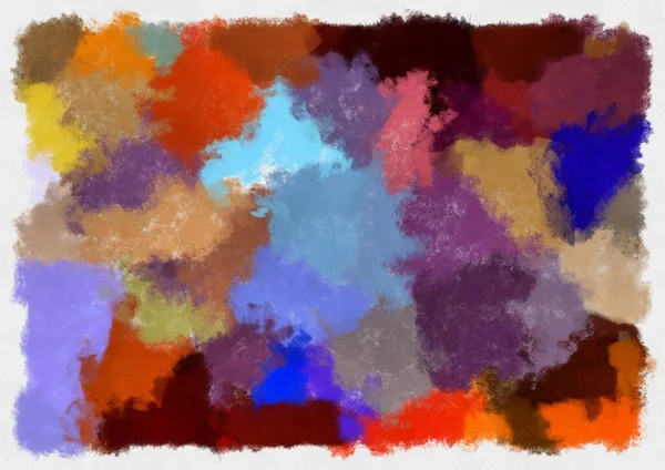 Иллюстрация Стиль Фона Изображения Абстрактный Узор Различные Яркие Цвета Акварели — стоковое фото