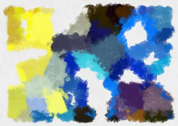Ilustrace Styl Pozadí Obrázek Abstraktní Vzor Různé Živé Barvy Akvarel — Stock fotografie