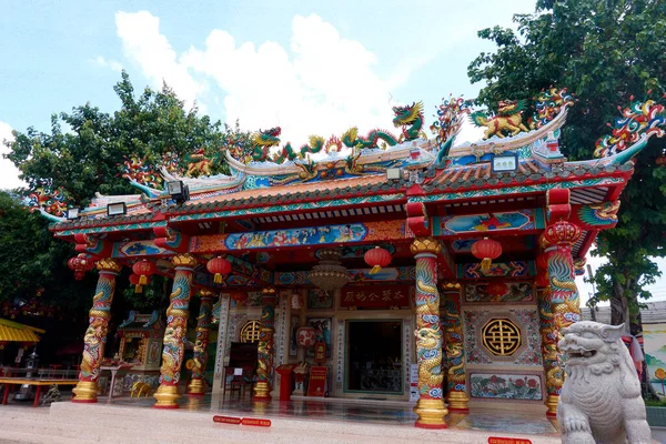 Udon Thani Thailand July 2022 Grandfather Shrine Thai Chinese Cultural — Stock Photo, Image