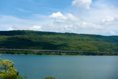 Landscape of Lam Ta Khong Reservoir, Nakhon Ratchasima in Thailand.