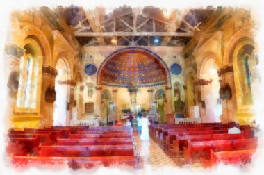 St joseph's Church It was built since the Ayutthaya period by the first building According to the records of the bishop and Archbishop Franois Palou recorded.