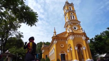 St joseph's Church AYUTTHAYA THAILAND-21 August 2022:It was built since the Ayutthaya period. by the first building According to the records of the bishop and Archbishop Franois Palou recorded.