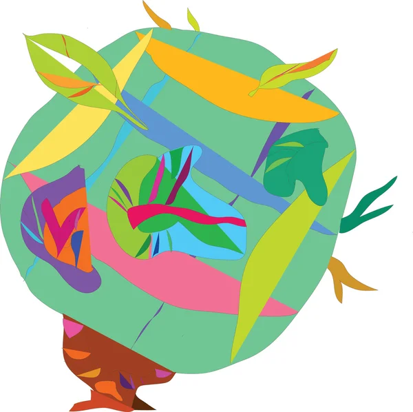 ağaç, büyük bir,