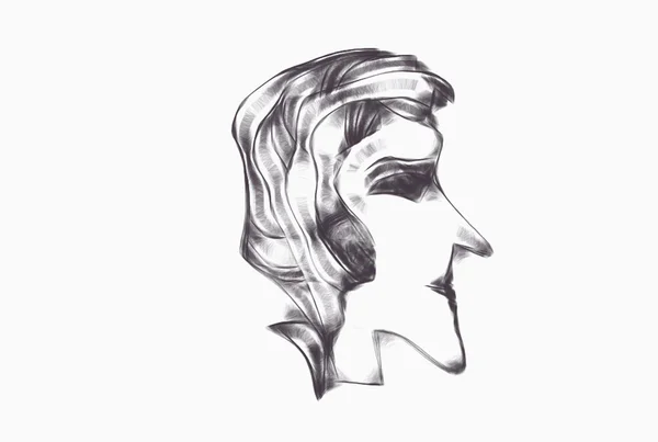 adam, kadın, kız, profil,