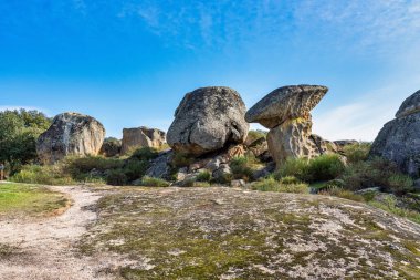 Los Barruecos Doğal Anıtı, Malpartida de Caceres, İspanya Extremadura.